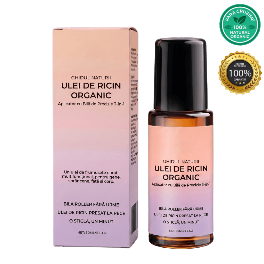 Ulei de ricin organic roll-on