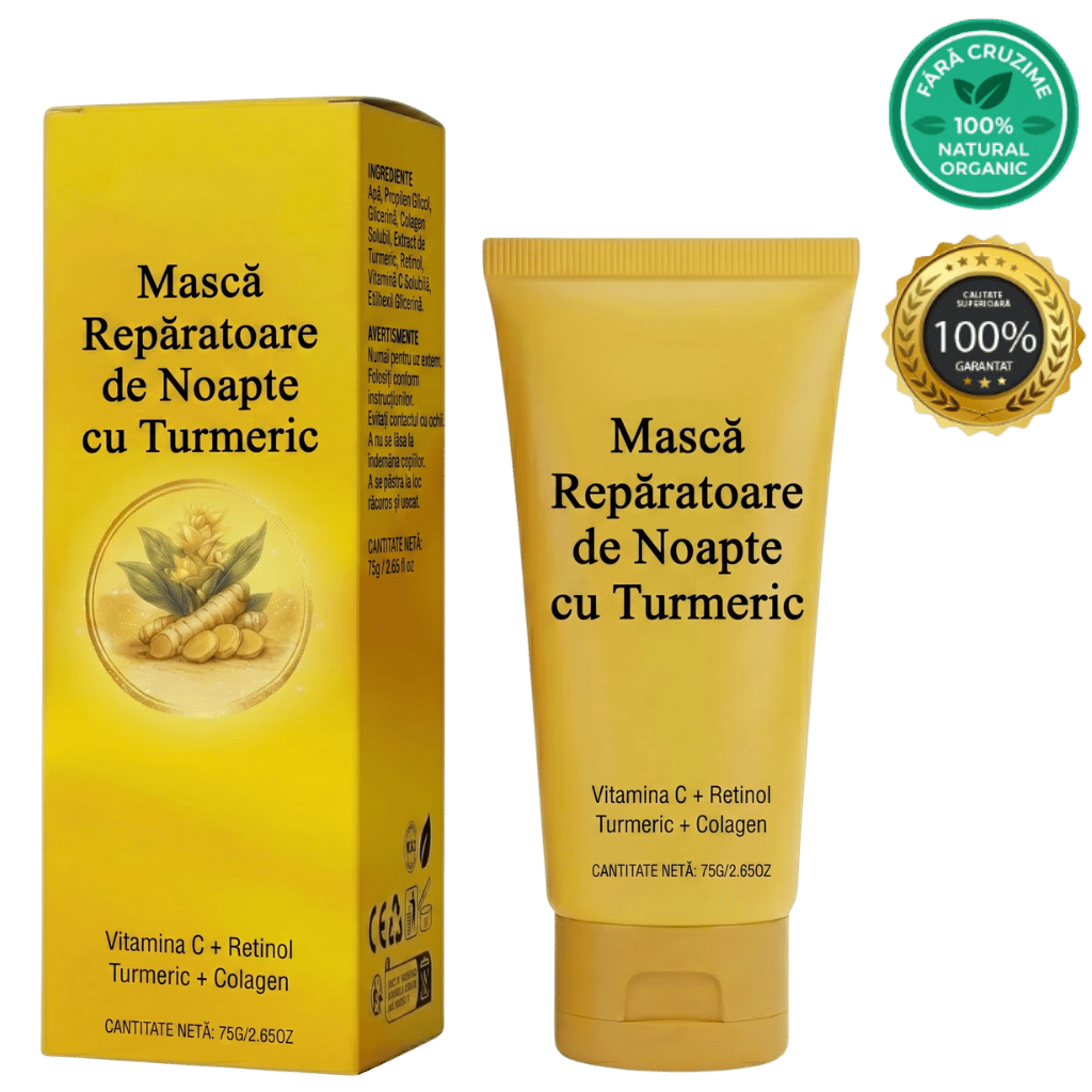 Cremă mască facială Luxe cu turmeric