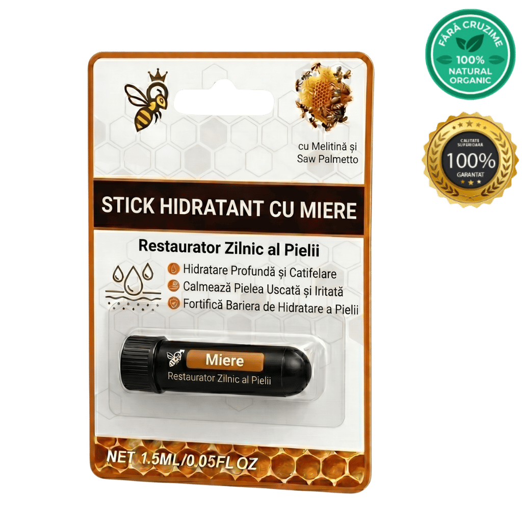 Stick hidratant cu miere